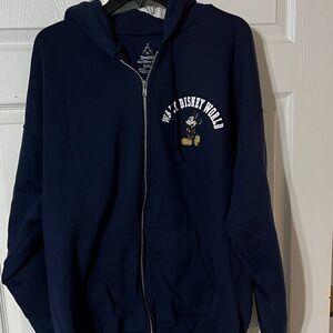 Disney Dark Blue Zip-Up Hoodie